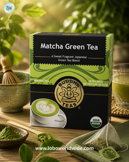 Buddha Teas, Organic Herbal Tea, Caffeine Free, 18 Tea Bags