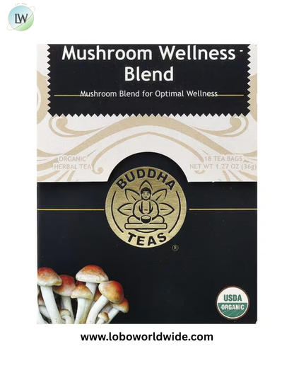 Buddha Teas, Organic Herbal Tea, Caffeine Free, 18 Tea Bags
