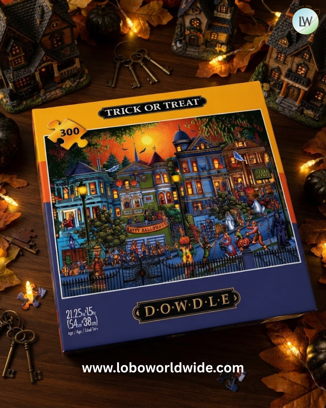 Buffalo Games - Eric Dowdle Trick or Treat - 300 Piece Puzzle for Adults