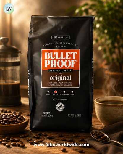 BulletProof, Artisan Coffee, Whole Bean, 12 oz (340 g)