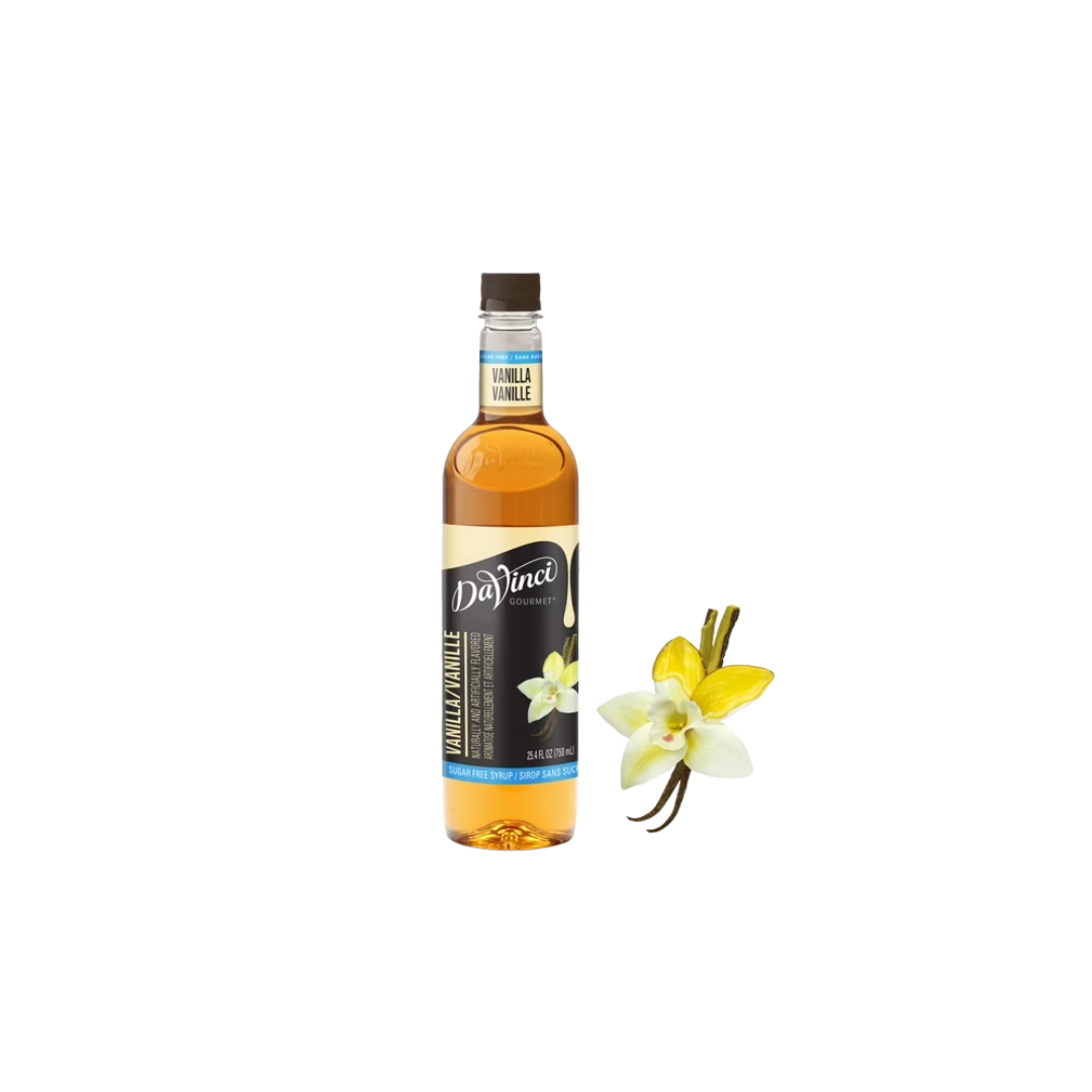 DaVinci Gourmet Sugar-Free Vanilla Syrup, 25.4 Fluid Ounces (Pack of 4)