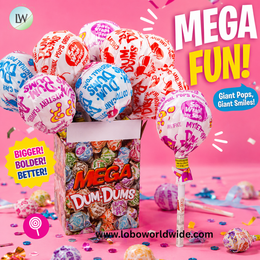Dum Dum Mega Pops - 12ct