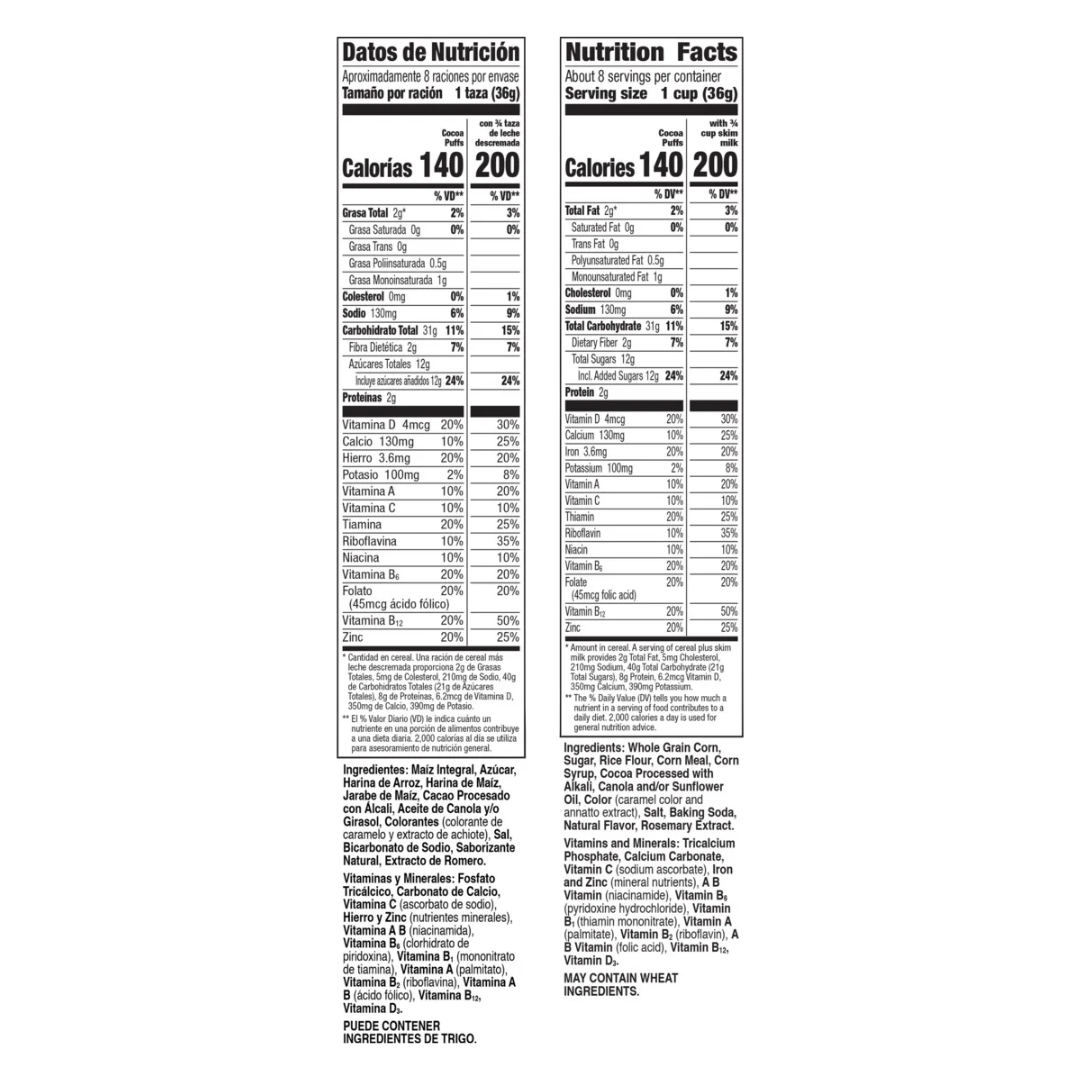 Cocoa Puffs Frosted Corn Puffs 10.4 Oz