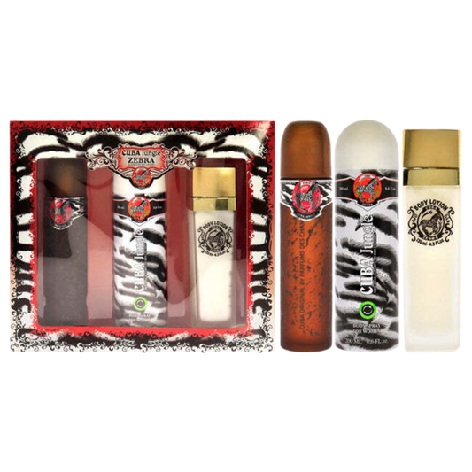 Cuba Jungle Zebra Gift Set For Women