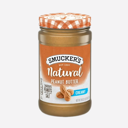 Smucker’s Natural Creamy Peanut Butter, 26 oz Jar