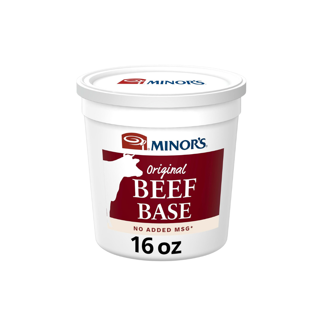 Minor's Beef Base 1 lb. Tub - 6/Case