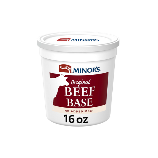Minor's Beef Base 1 lb. Tub - 6/Case