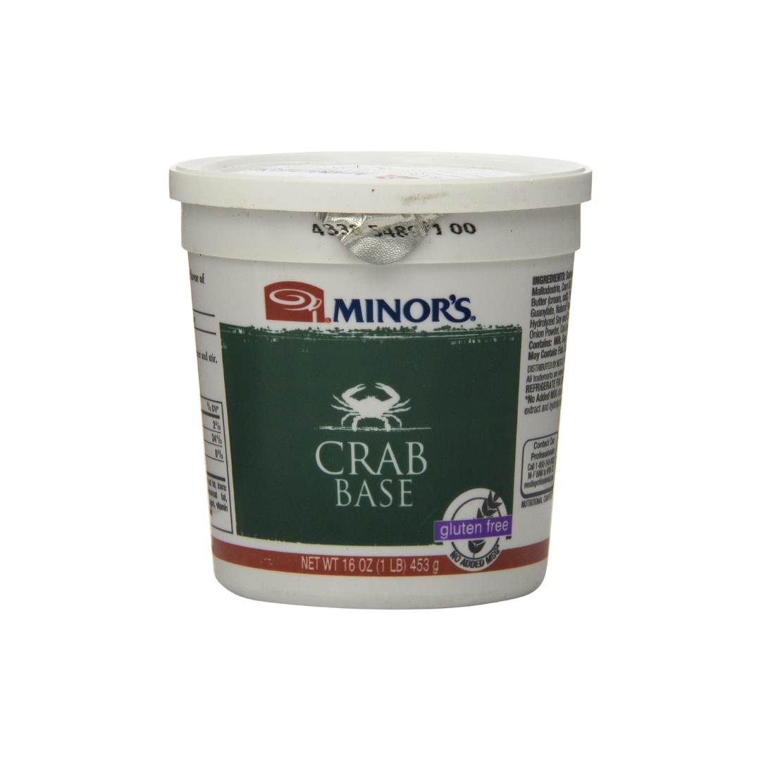 Minor's Crab Base 1 lb. Tub - 6/Case