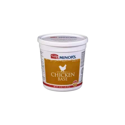 Minor's Gluten-Free Chicken Base 1 lb. Tub - 6/Case