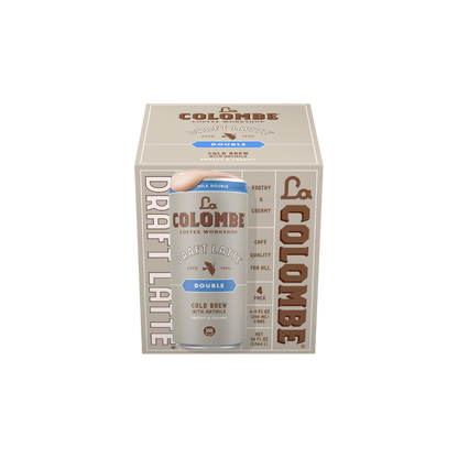 La Colombe Double Draft Latte with Oatmilk - 9 Fl. Oz. 4 Pack