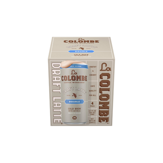 La Colombe Double Draft Latte with Oatmilk - 9 Fl. Oz. 4 Pack