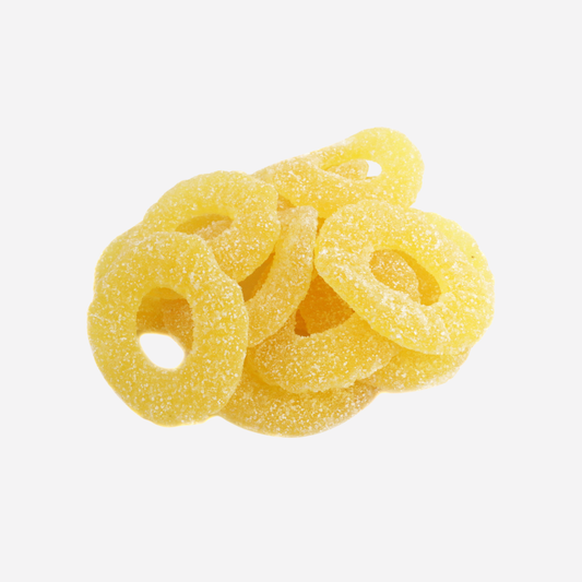 Gummy Pineapple Rings - 1lb.