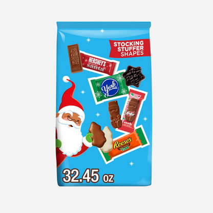 Hershey Assorted Flavored, Christmas Candy Bulk Bag, 32.45 oz