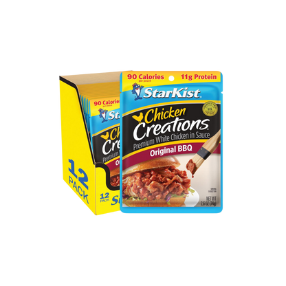 StarKist Chicken Creations Classic BBQ - 2.6 oz Pouch (Pack of 12)