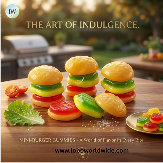 Mini Gummy Burgers - 101ct