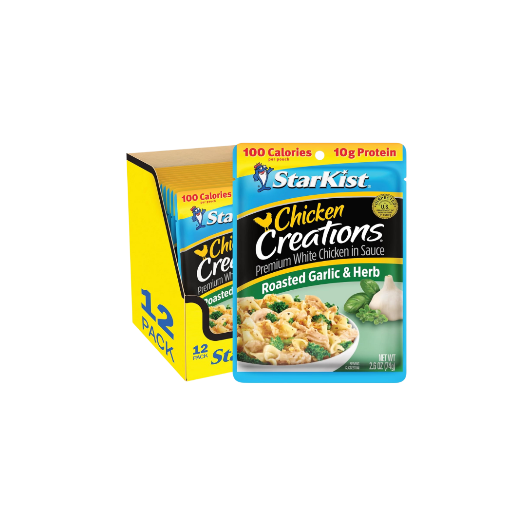StarKist Chicken Creations, Roasted Garlic & Herb - 2.6 oz Pouch