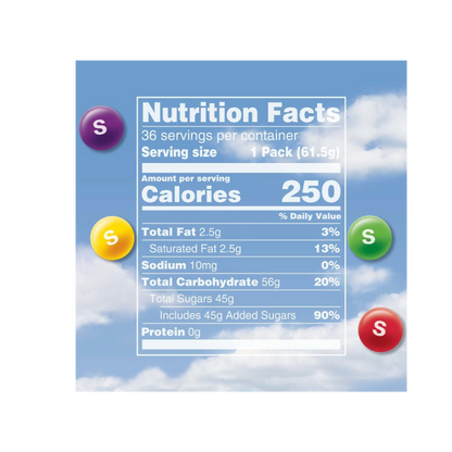 Skittles Original Fruity Chewy Candy, Full Size, 2.17 oz., 36 pk