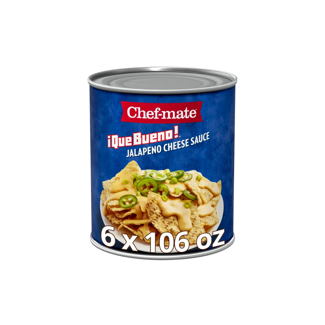 Chef-Mate Que Bueno Jalapeno Cheddar Cheese Sauce #10 Can