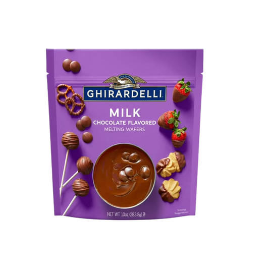 Ghirardelli Milk Chocolate Flavored Melting Wafers, 6Count