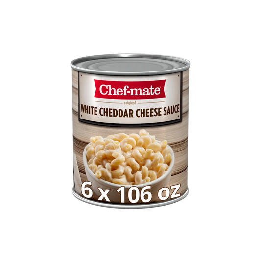 Chef-Mate #10 Can White Cheddar Cheese Sauce - 6/Case