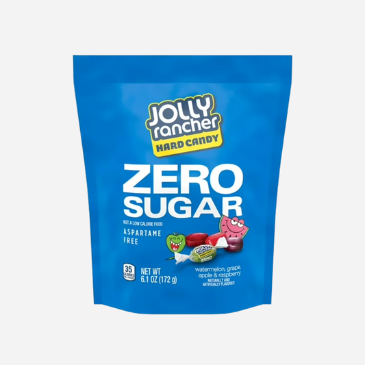 Jolly Rancher Zero Sugar Assorted Fruit Flavored Hard Candy, Bag 6.1 oz