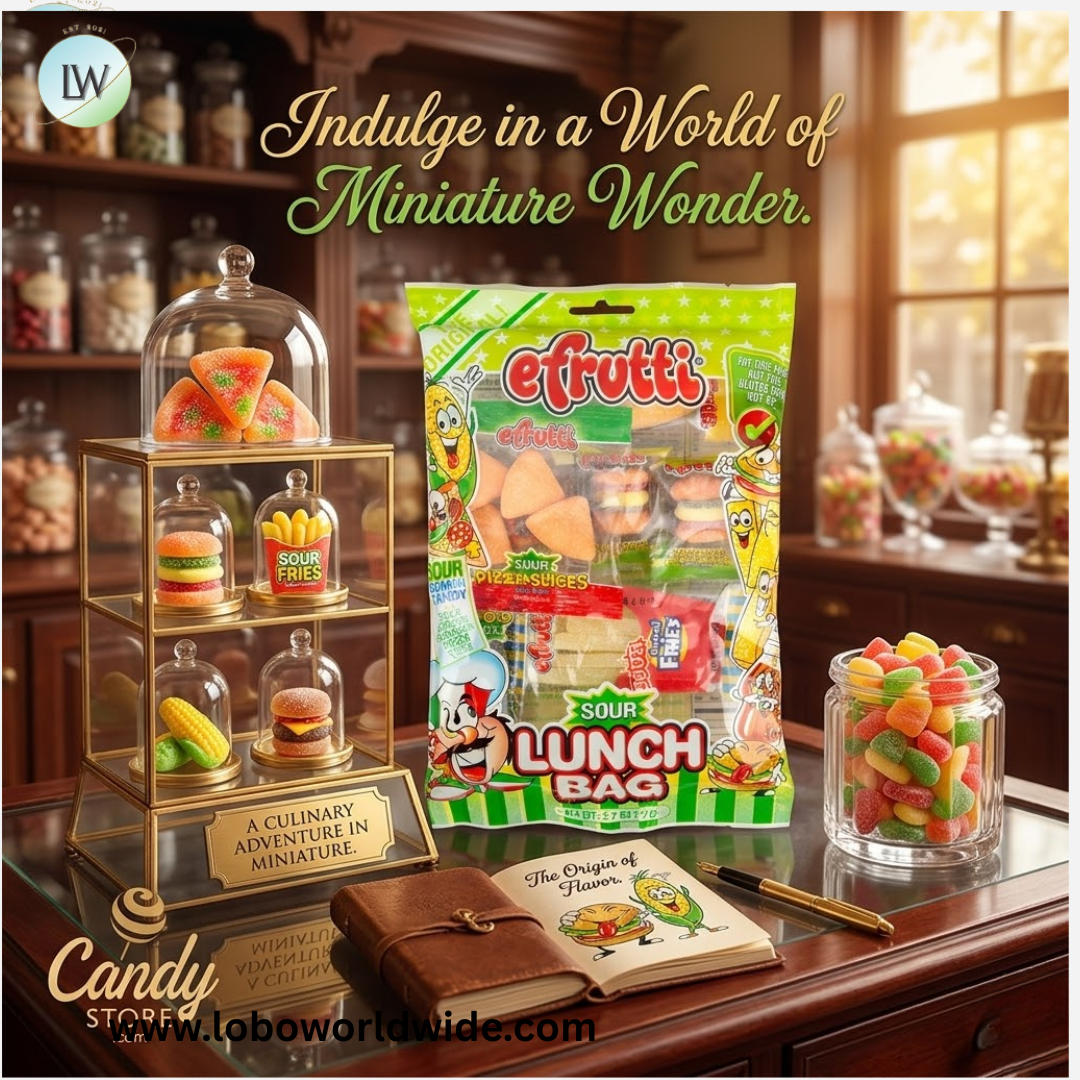 Sour Gummy Lunch Bags Efrutti - 12ct