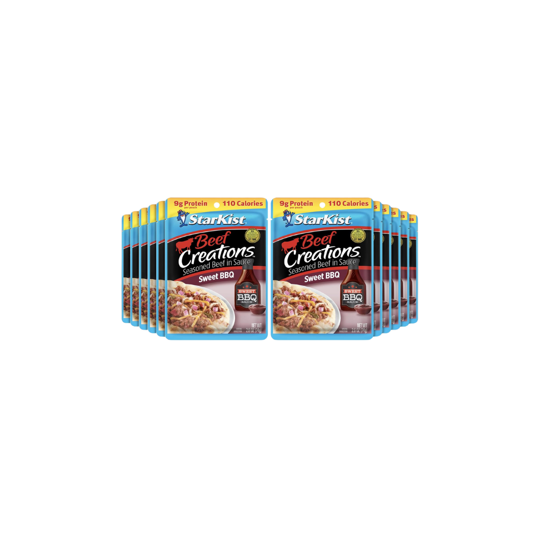 StarKist Beef Creations Sweet BBQ, 2.6 oz Pouch