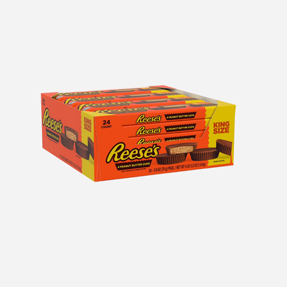 REESE'S Milk Chocolate Peanut Butter Cups, King Size, 2.8 oz., 24 pk