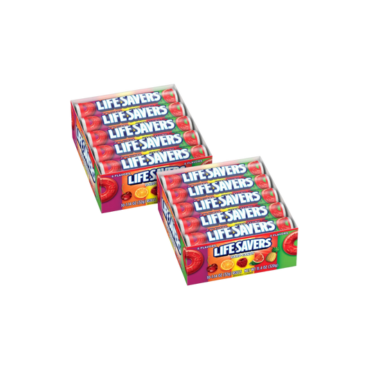 Life Savers 5 Flavors Hard Candy Rolls, (Pack of 20)