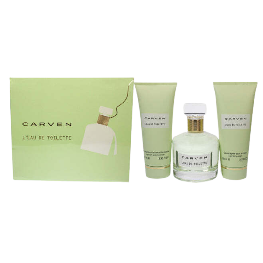 Carven LEau De Toilette by Carven for Women - 3 Pc Gift Set Gift Set