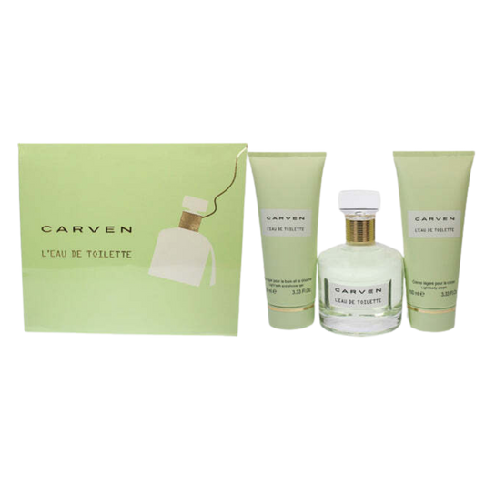 Carven LEau De Toilette by Carven for Women - 3 Pc Gift Set Gift Set