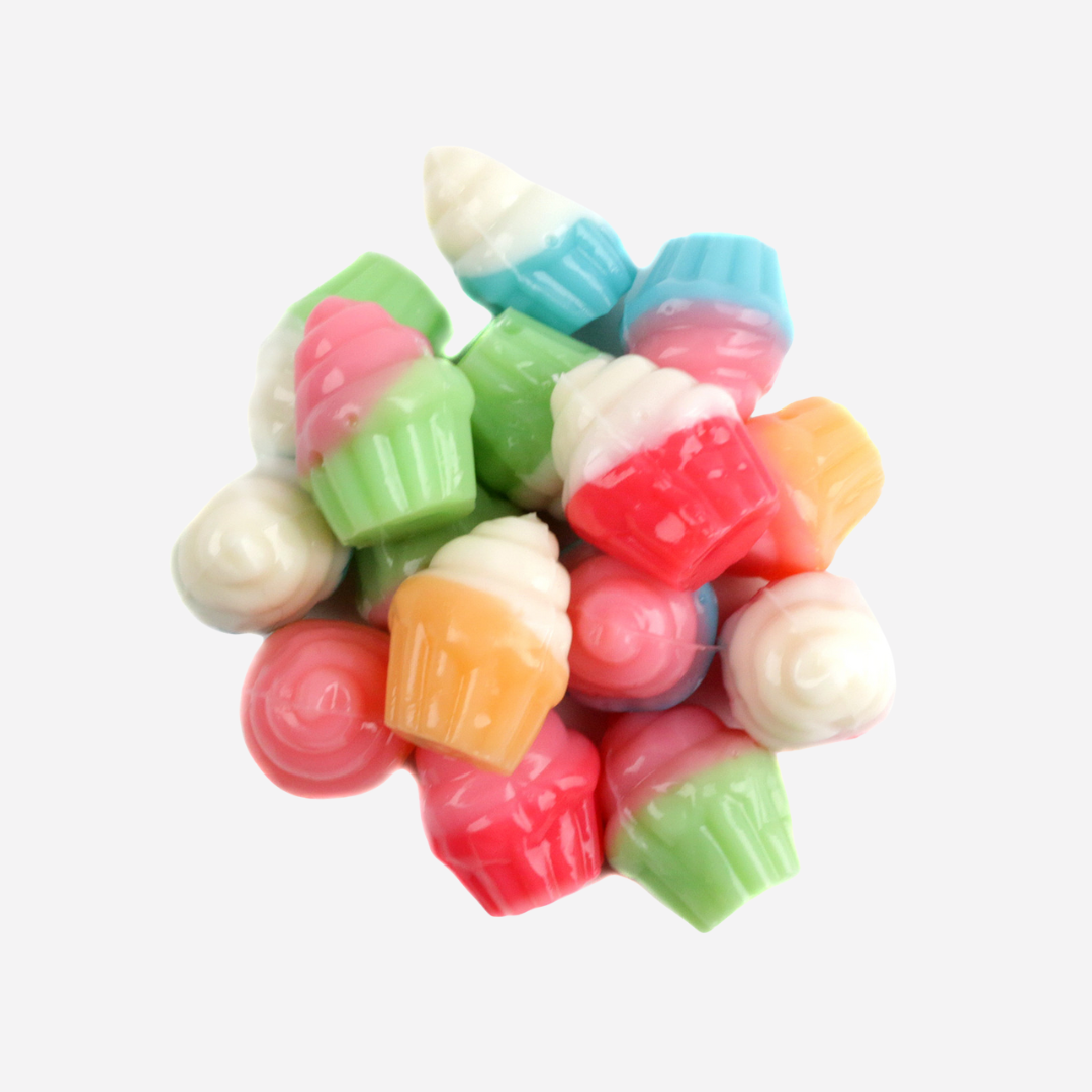 3D Gummy Cupcakes - 1lb.