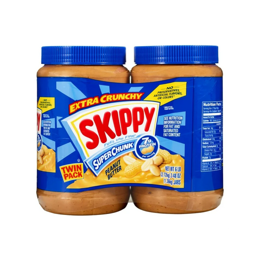 Skippy Super Chunk Peanut Butter, 48 oz., 2 pk.
