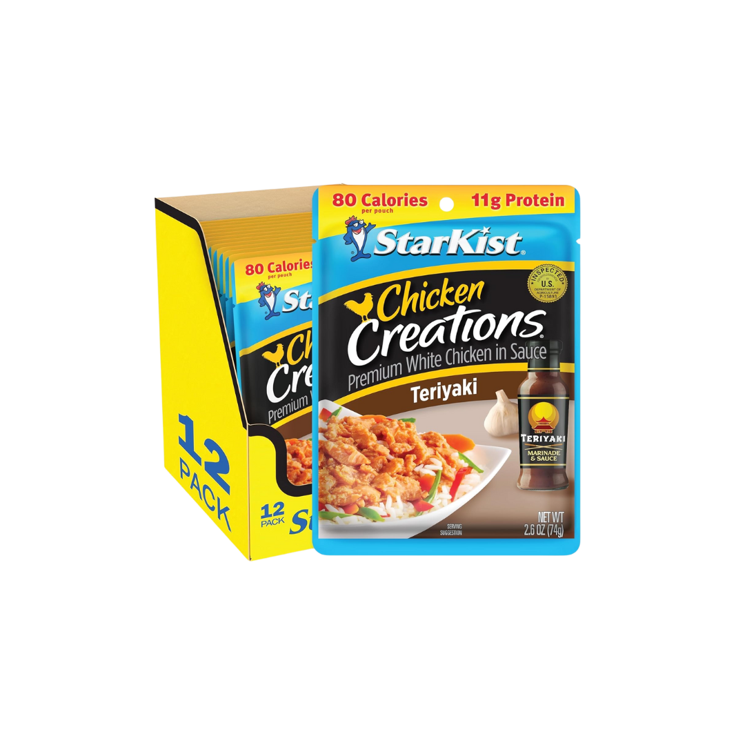 StarKist Chicken Creations Teriyaki - 2.6 oz Pouch (Pack of 12)