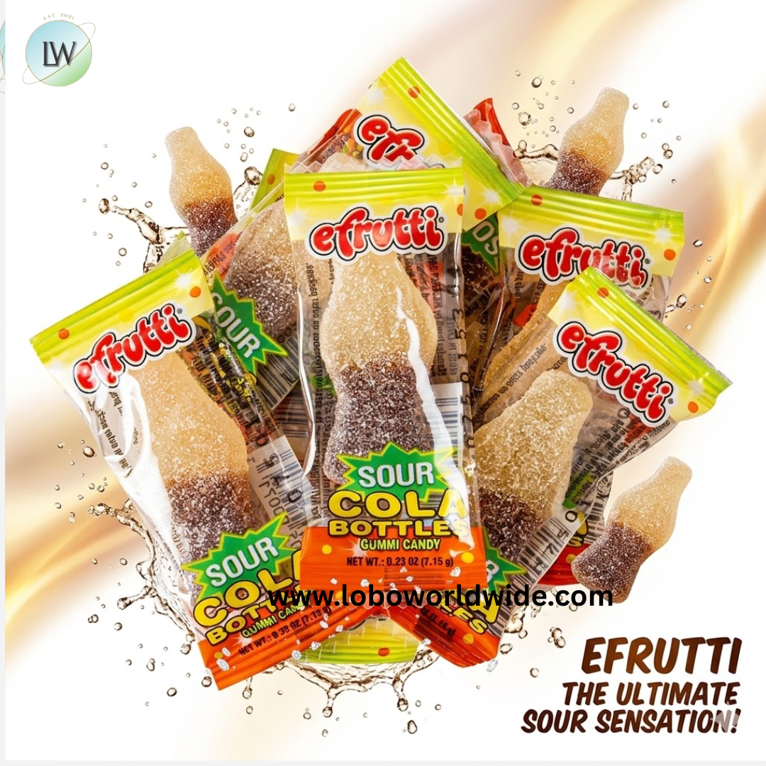 Efrutti Sour Cola Bottles - 200ct