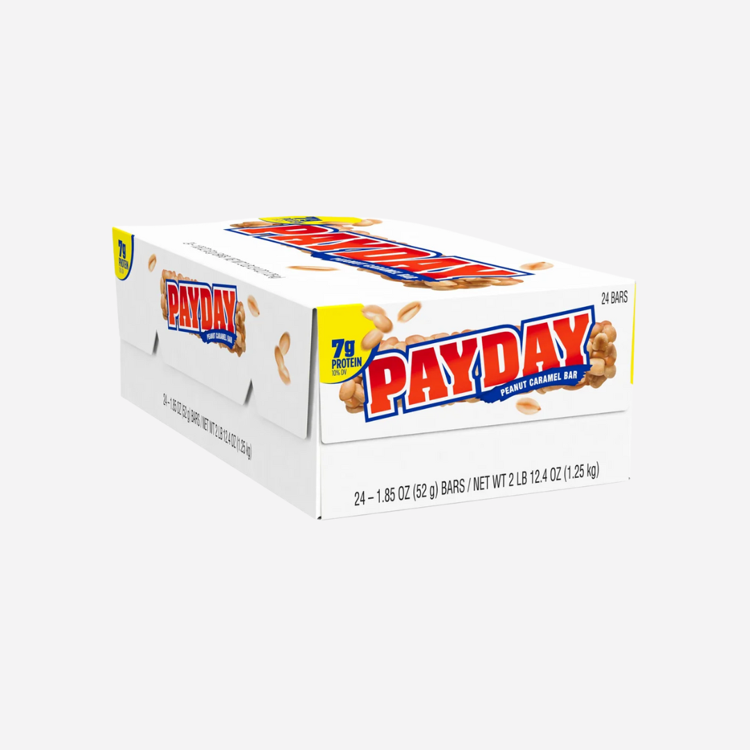 Payday Peanut Caramel Bar, 1.85 oz, 24-count