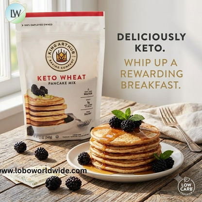 King Arthur Baking Company, Keto Wheat Pancake Mix, 12 oz (340 g)
