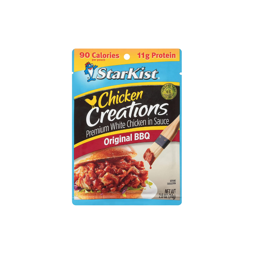 StarKist Chicken Creations Original BBQ, Single Serve Pouch, 2.6 oz