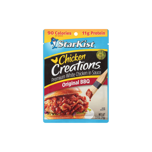 StarKist Chicken Creations Original BBQ, Single Serve Pouch, 2.6 oz