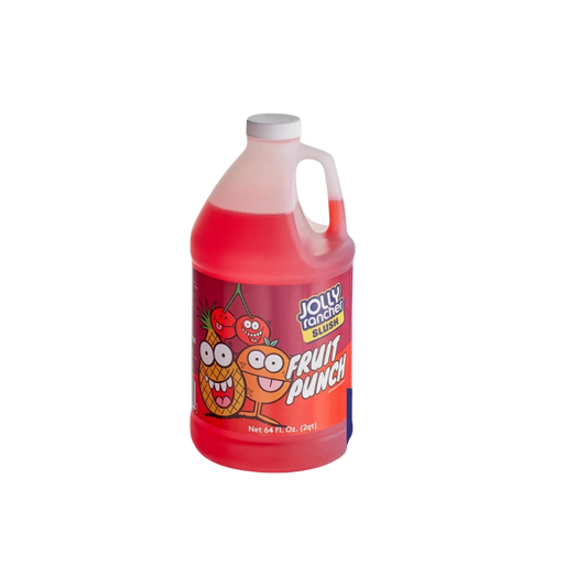 ZippySweets - Fruit Punch Flavour Slushy Machine Syrup, 1/2 Gallon 5:1 Concentrate, Tastes Like Your Favourite Candy, Includes Bonus Mixing Guide - Ideal Slushie Syrup