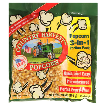 Paragon Popcorn Portion Packs - 4 Ounce, 8 Ounce, 12 Ounce
