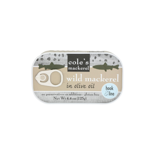 COLES MACKEREL OLIVE OIL 4.4 oz