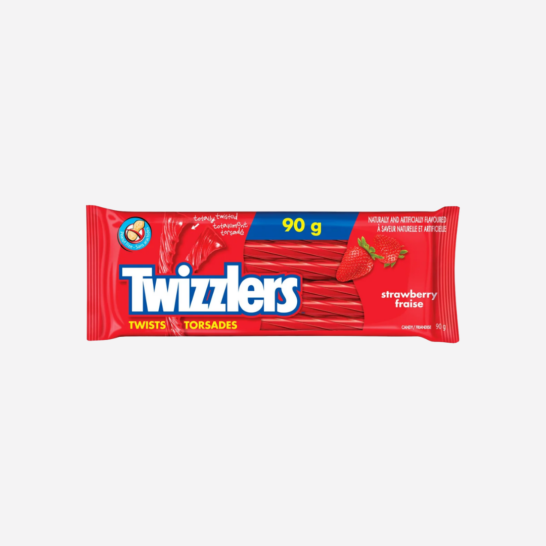 Twizzlers Twists Strawberry Candy 24 × 90 g
