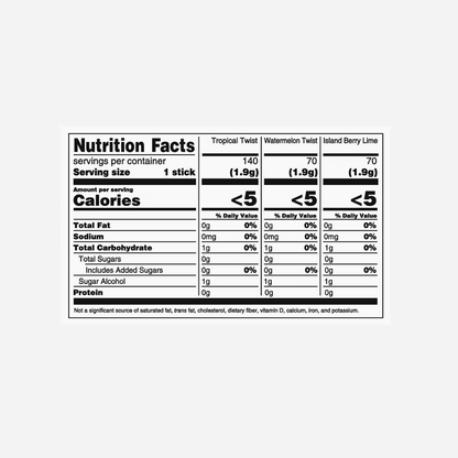 Trident Fruit Variety Pack Sugar-Free Gum, 20 pk.