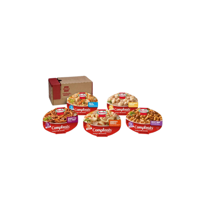 HORMEL COMPLEATS Variety Pack (Pack of 5), 7.5 oz Microwave Tray– Pasta, Rice, and Chicken dishes- Microwave Meals, Prepared Foods