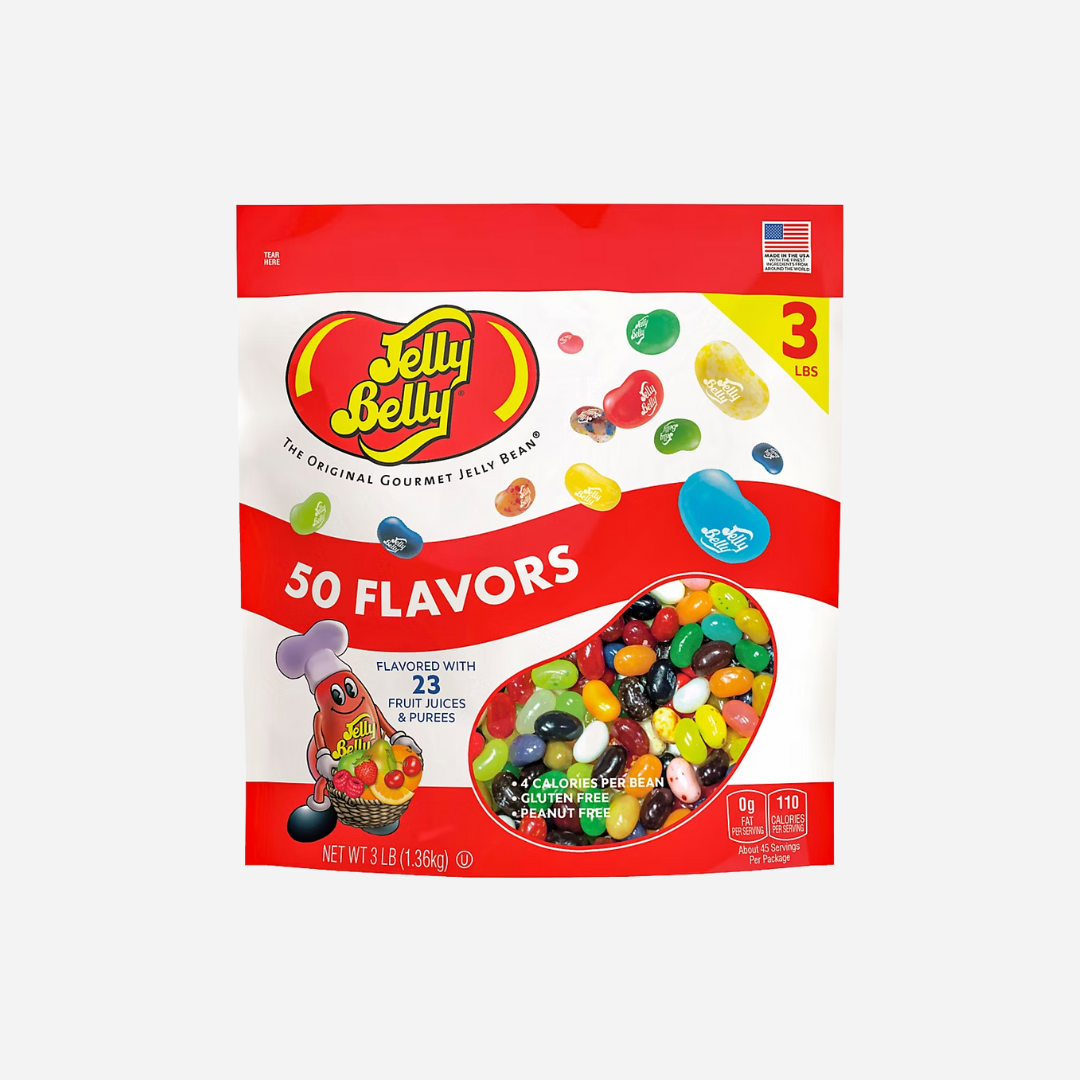 Jelly Belly 50 Flavor Gourmet Jelly Beans, 3 lbs.