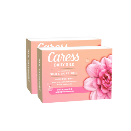 Daily Silk Beauty Bar by Caress for Unisex (Pack of 2)
