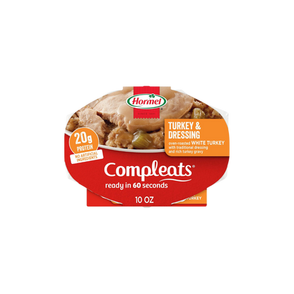 HORMEL COMPLEATS Turkey & Dressing Microwave Tray, 10 oz. (6 Pack)