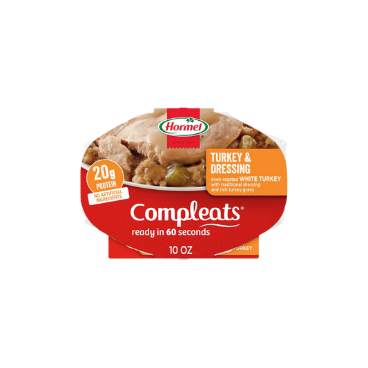 HORMEL COMPLEATS Turkey & Dressing Microwave Tray, 10 oz. (6 Pack)