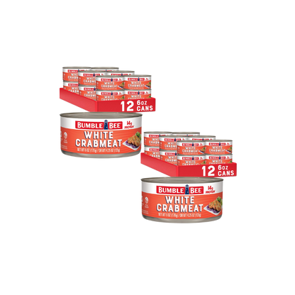 Bumble Bee White Crabmeat, 6 oz - 12 Count (Pack of 2)